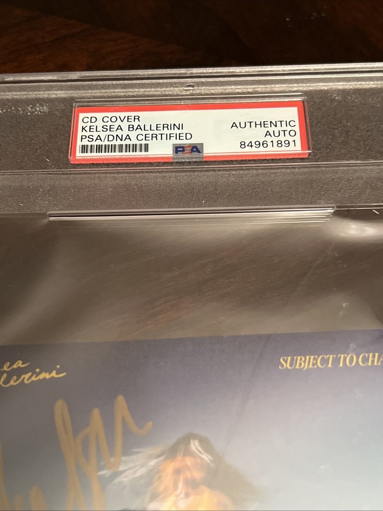 Kelsea Ballerini Signed cd Booklet PSA!!