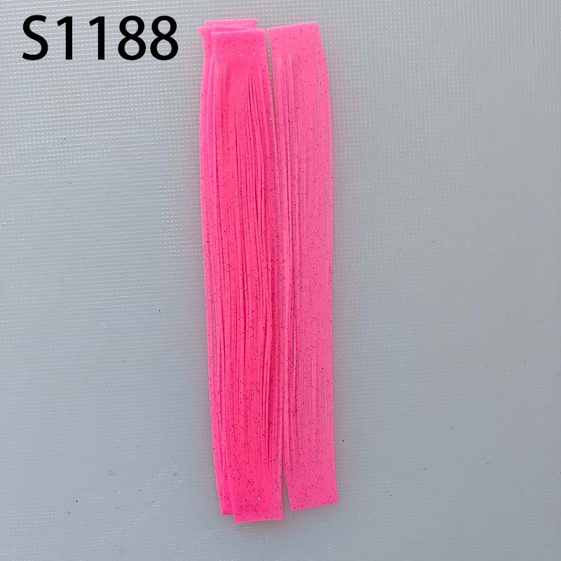 Std1159-1192 Silicone Skirt Tab Replacement Material Jig Lure Skirts 100ct