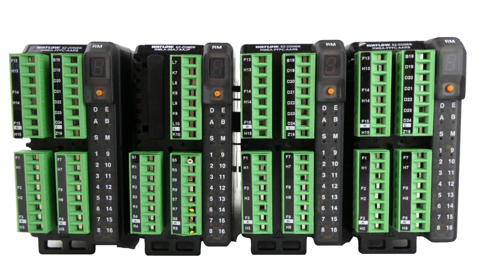 Watlow RMEA-FFFC-AAR8 RMLA-55AJ-AAJP Temperature Controller Lot of 4 Working