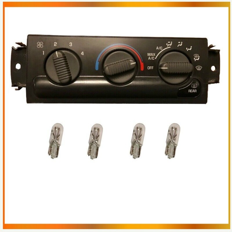 1999-2002 S10 Blazer Manual Climate Control Light Bulbs