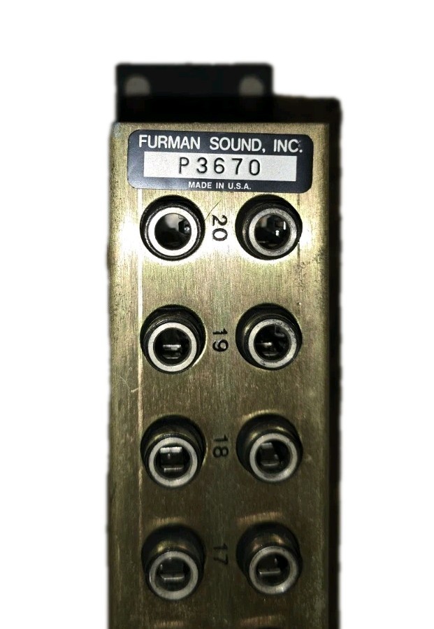 Furman PB-40 Patch Bay - Used Audio Sound System