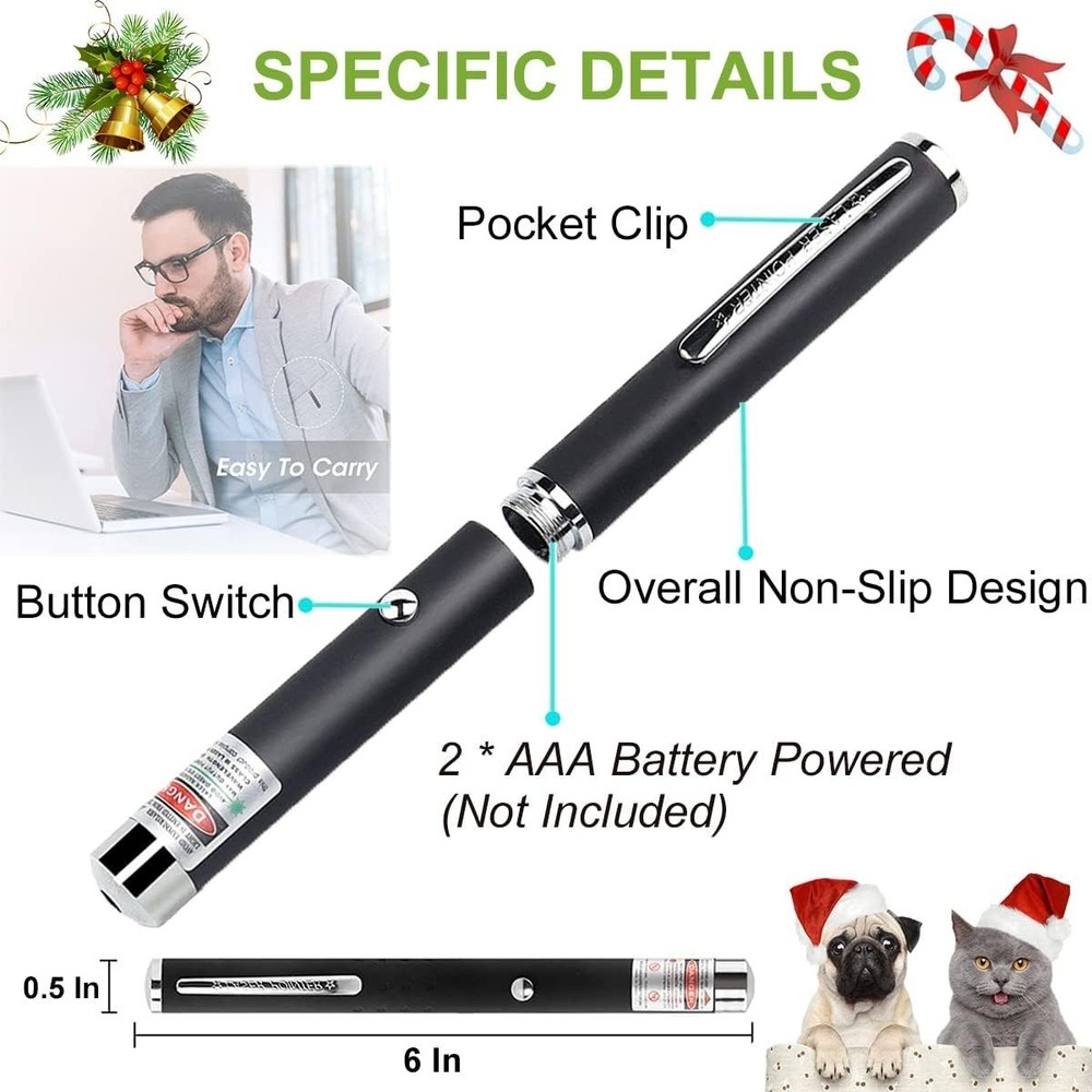 High-Quality Laser Pointer Set for Cats & Dogs - Essential Indoor Training Tools