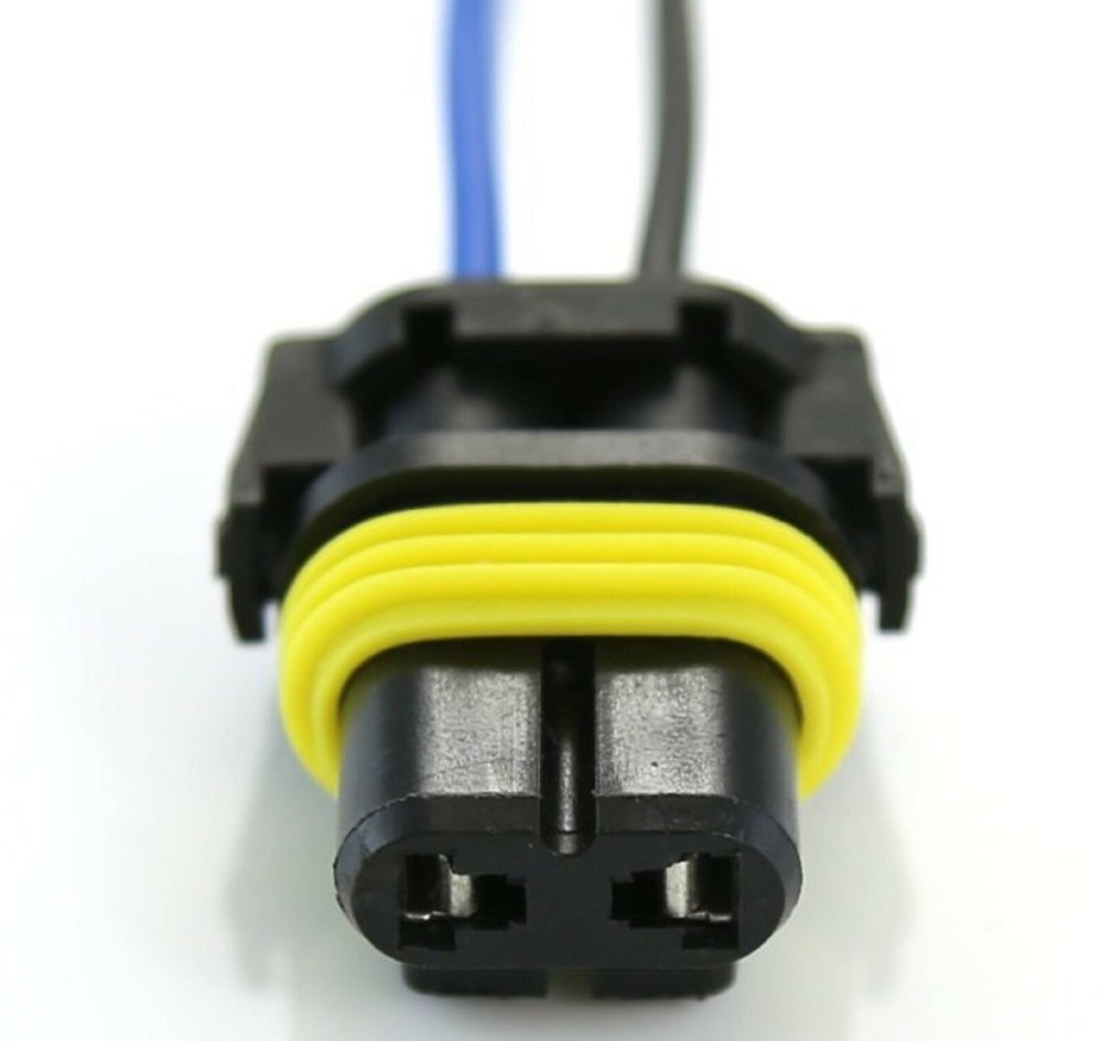 Extension Wire P 9006 HB4 Two Harness Head Light Low Beam Connector Socket Bulb