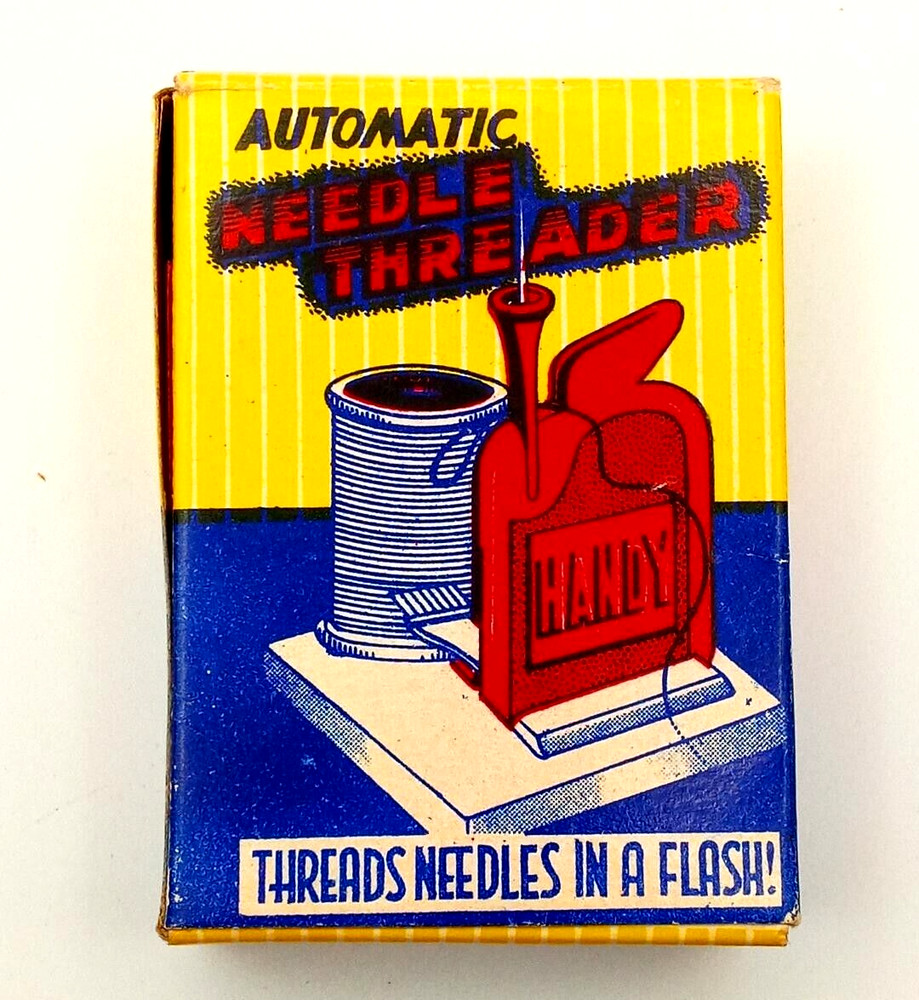 Vintage Handy Automatic Needle Threader  w/ Original Box & Instructions