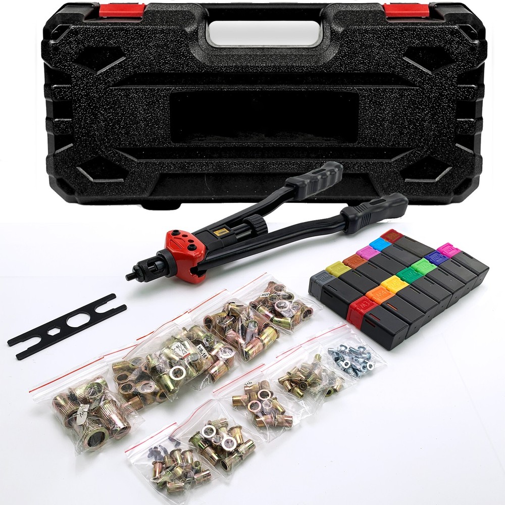 Rivet Nut Gun Kit Rivnut Setting Tools Nut Setter Tool Hand Blind Riveter 16"