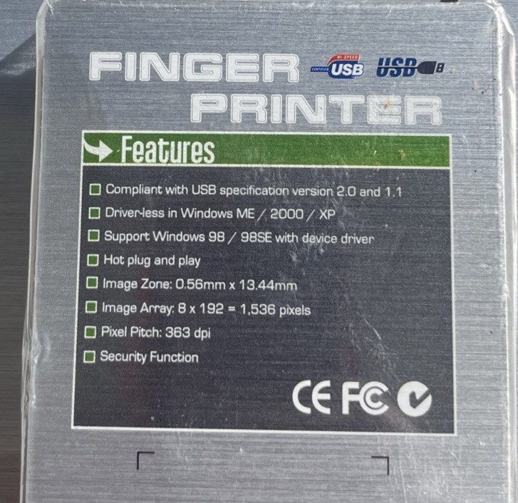 Finger Printer Drive Ernst & Young