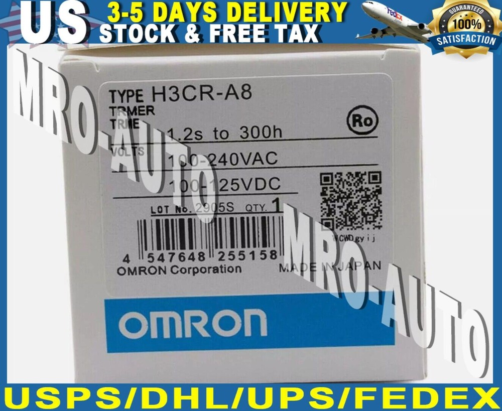 New Omron H3CR-A8 Timer Module H3CRA8 One