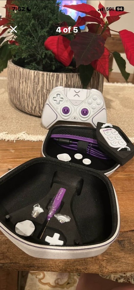 Victrix controller white and purple