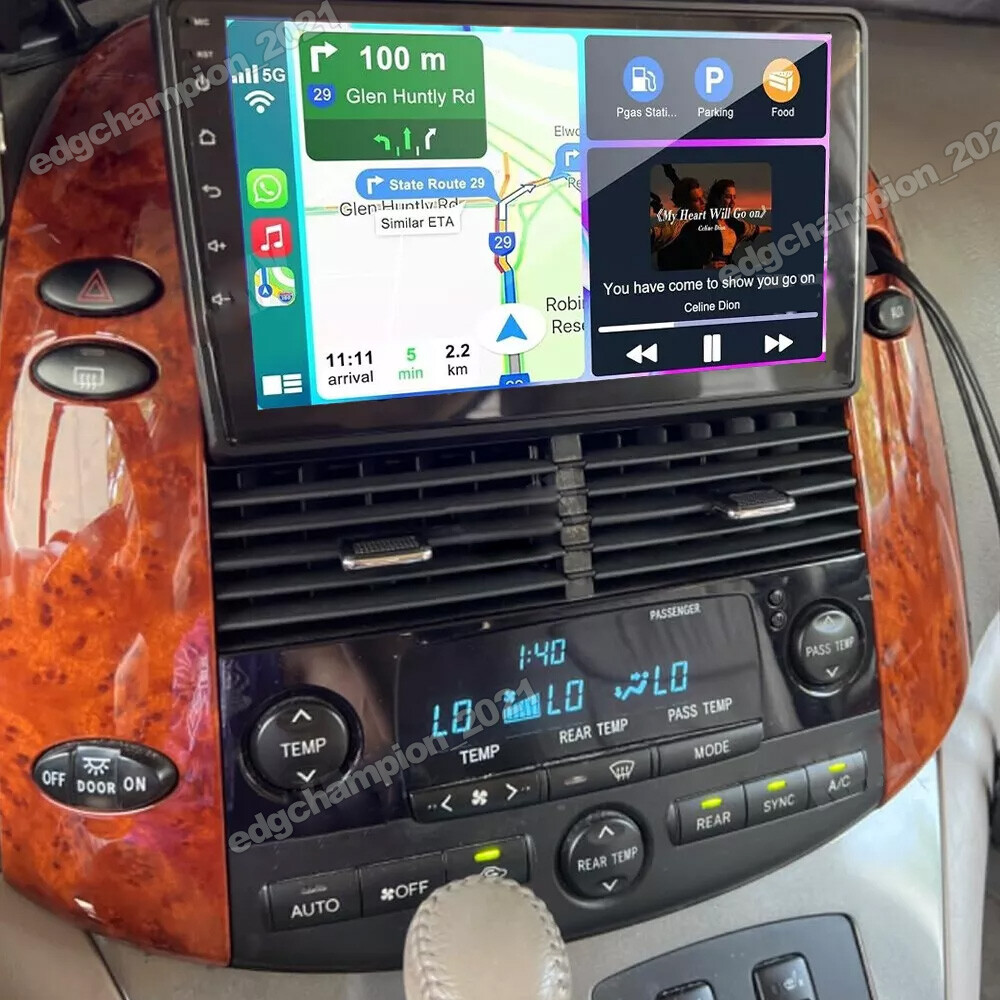 Android 13 Apple CarPlay For Toyota SIENNA 2004-2010 Car Stereo Radio GPS Navi