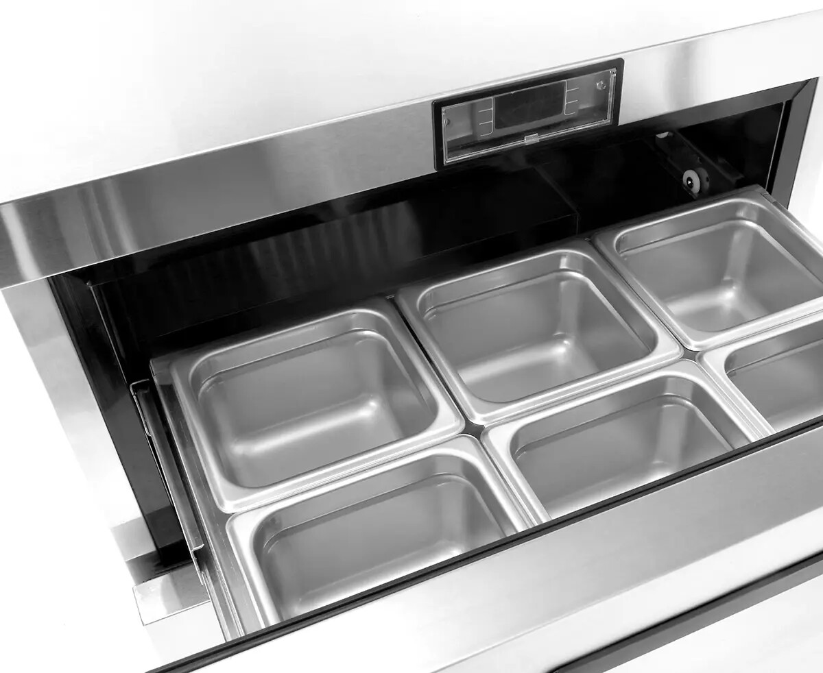 Atosa MGF8415GR 27" Undercounter (2) Drawer Reach-In Refrigerator