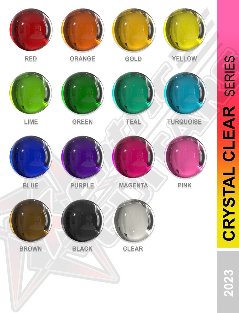 Xentric Guitars - CRYSTAL CLEAR Series Resin Guitar Knobs & Switch Caps