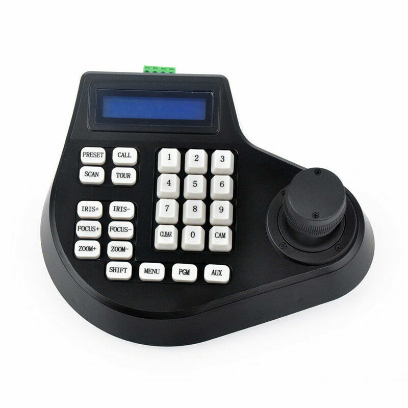 CCTV joystick Keyboard Controller LCD Display for PTZ Speed Dome Camera control