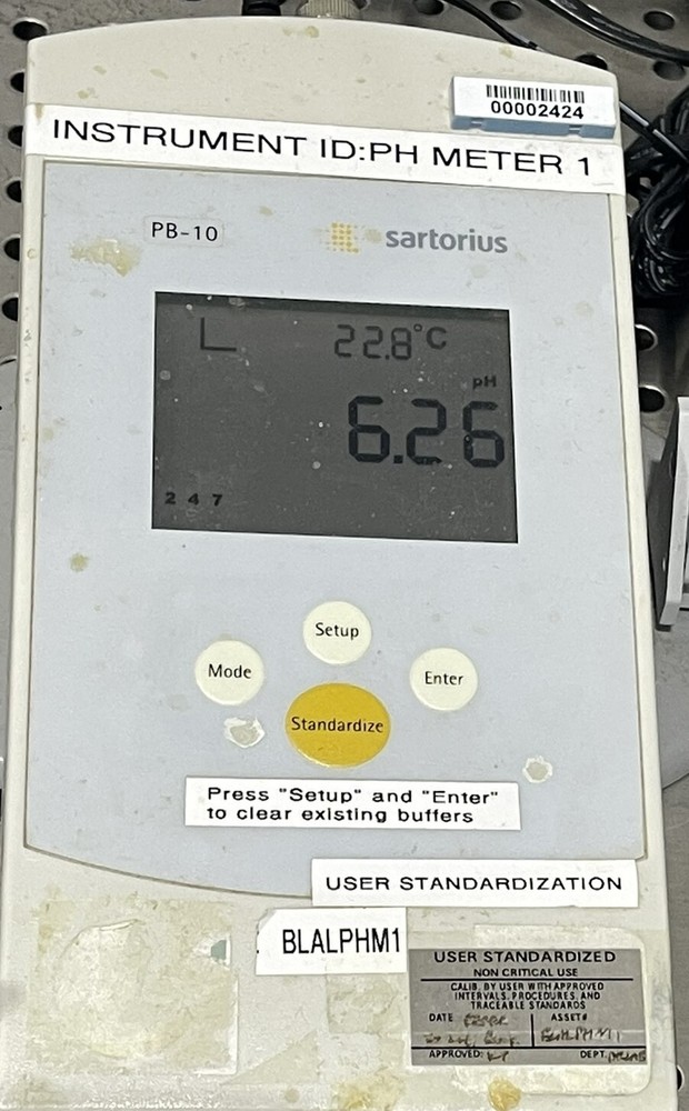 Sartorius PB-10 Basic Bench Top pH Meter