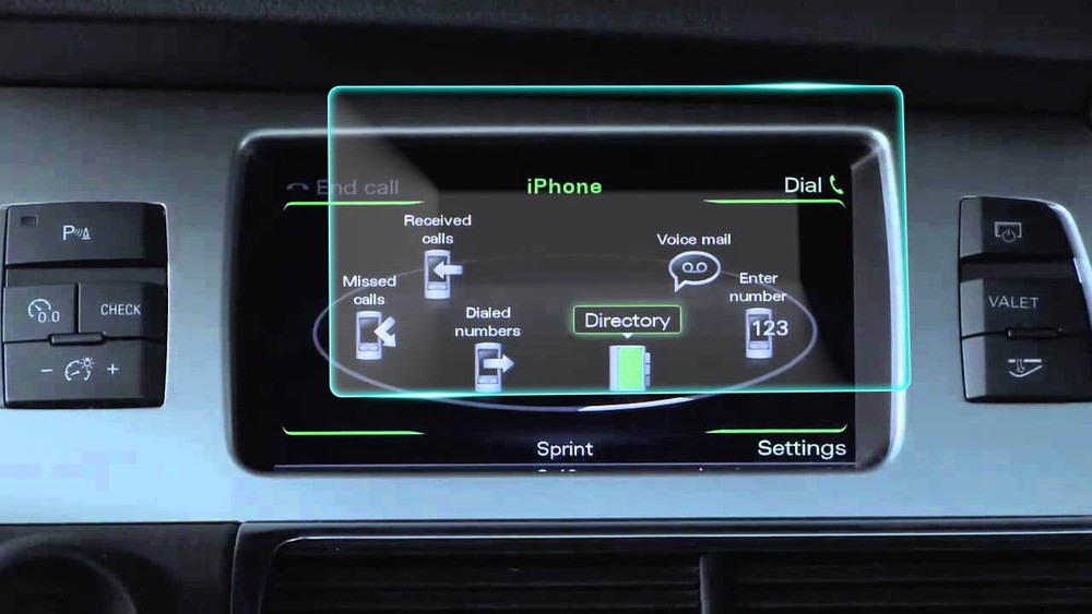 Crystal Clear Screen Protector for 2013 Audi Q7 Vehicle Navigation