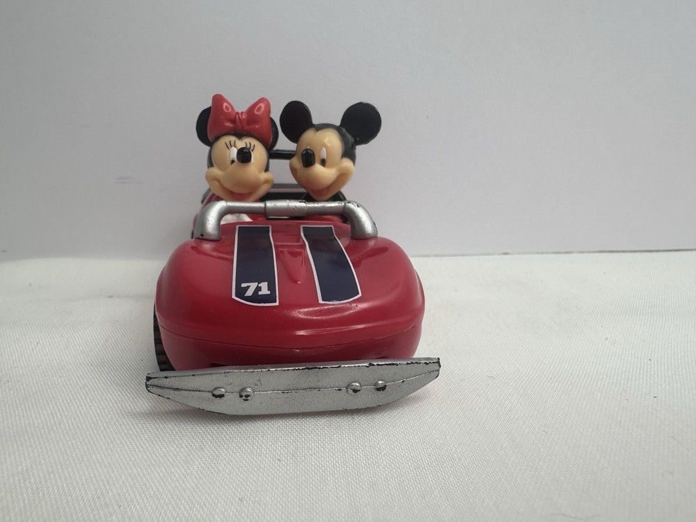 Disney Mickey and Minnie Mouse Red Pull Back Racing Car #71