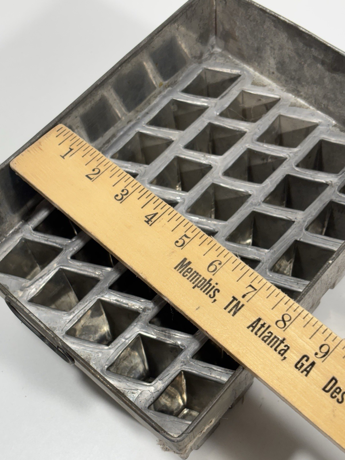 Vintage Metal Popsicle Ice Cream Mold 30 Slots