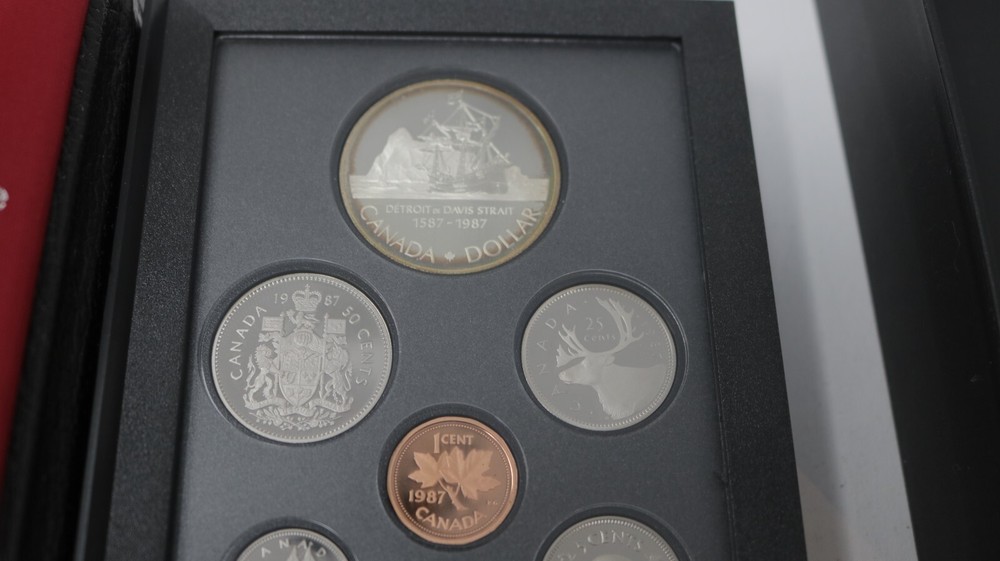 1987 CANADA 7 PC DOUBLE DOLLAR PROOF
