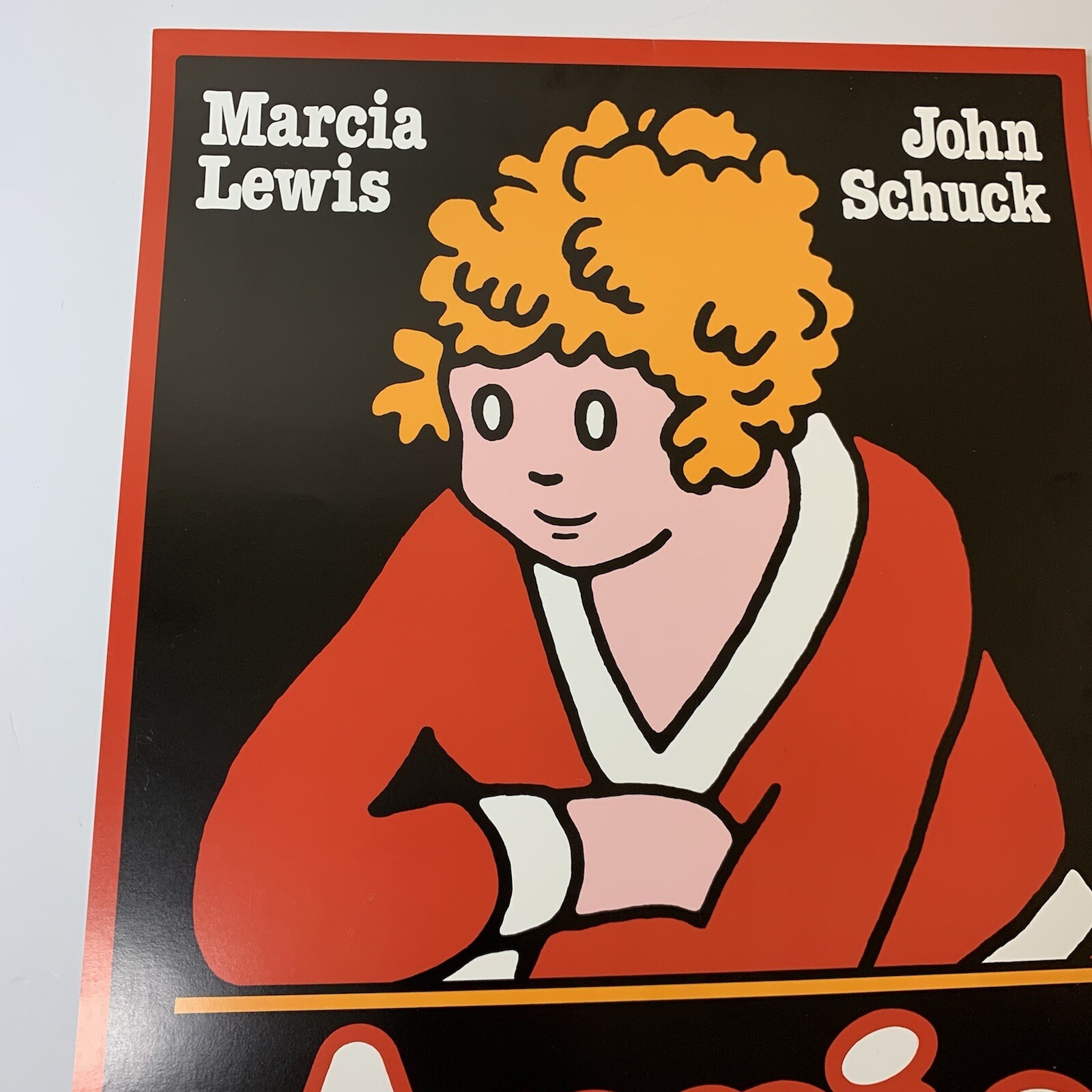 Annie Theater Broadway Window Poster 14" x 22 Marcia Lewis Schuck Carpenter 1992