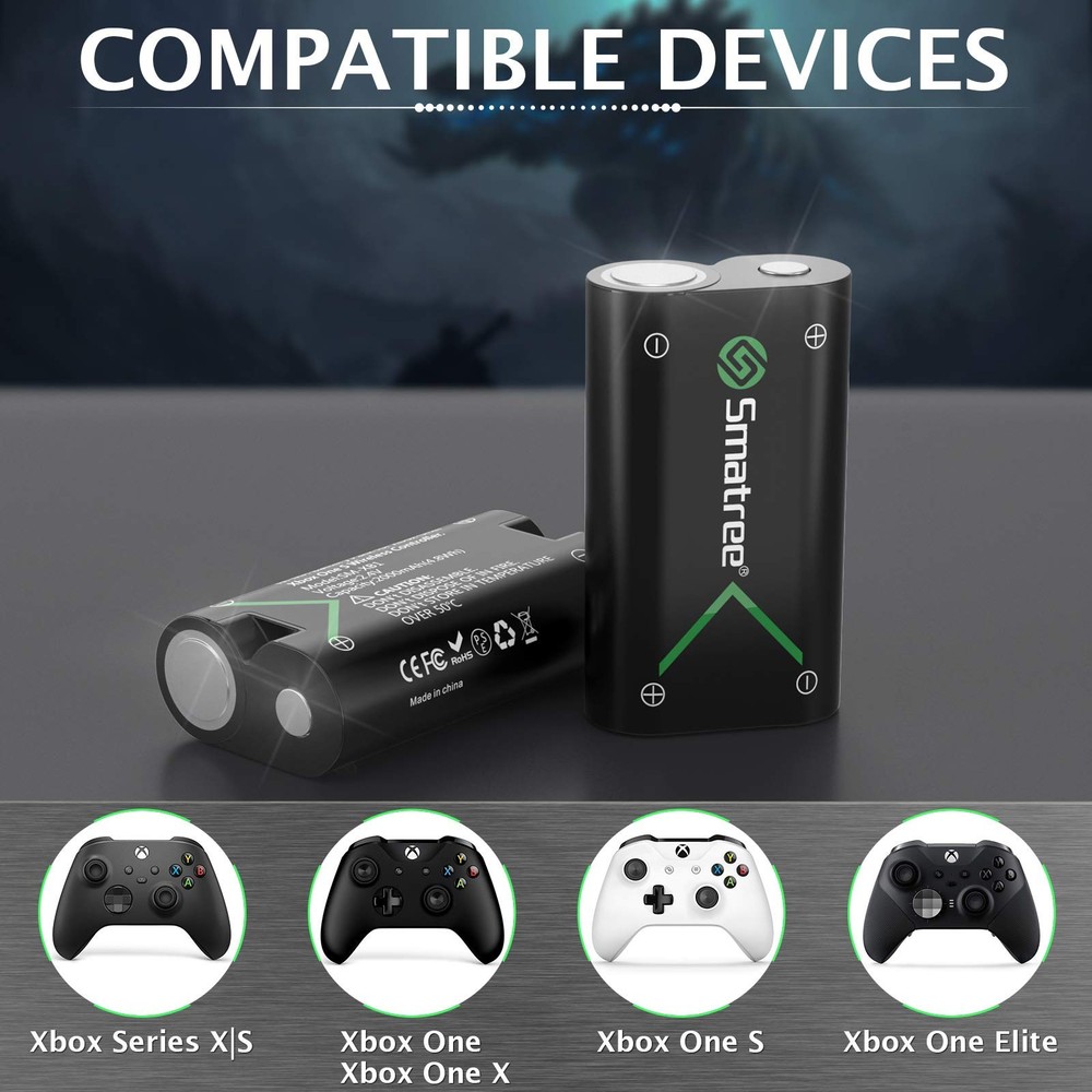 Smatree Controller Battery Compatible for with Mini Charger, Black