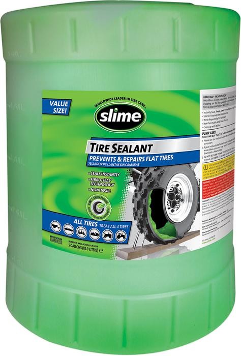 Slime Super-Duty Tire Sealant for Tubeless Tires 5 Gallon