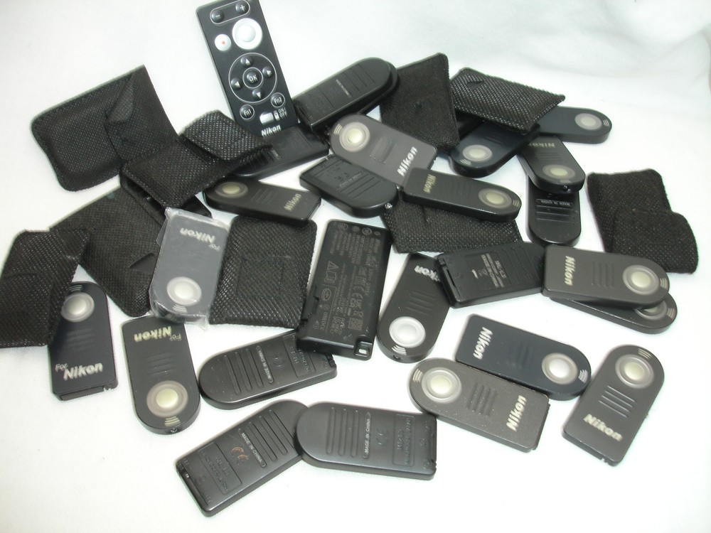 NIKON Camera Remote Control Lot 37 pcs Untested