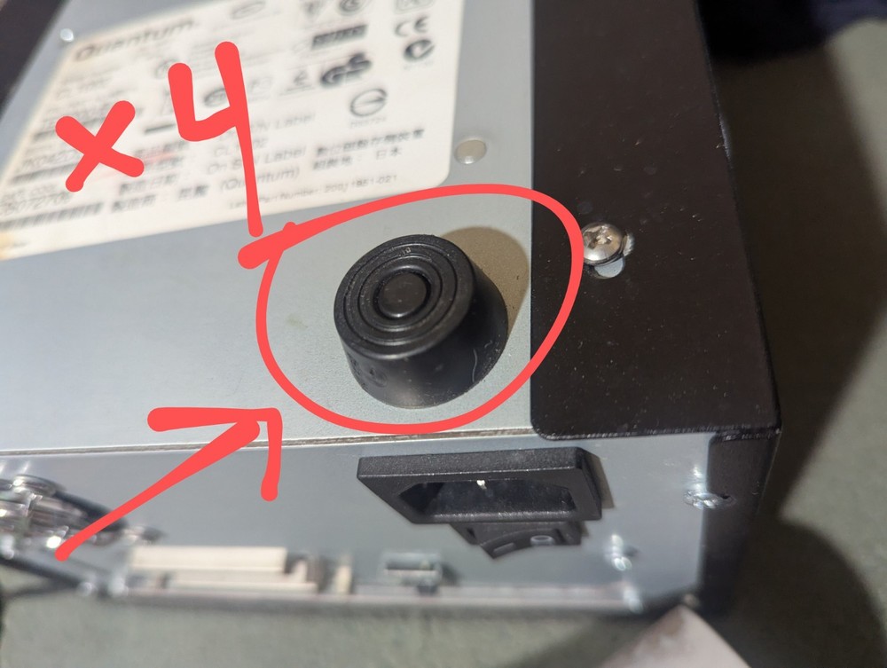 QUANTUM IBM Feet Riser Level Bottom Leg Rubber Pad Peg Stand Insert Part Replace