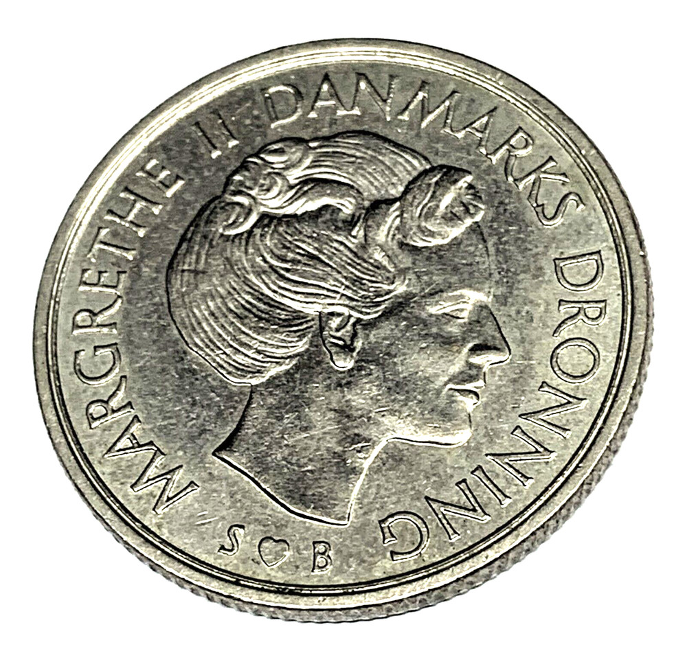 # C1383   DENMARK   COIN,   ONE KRONE    1976