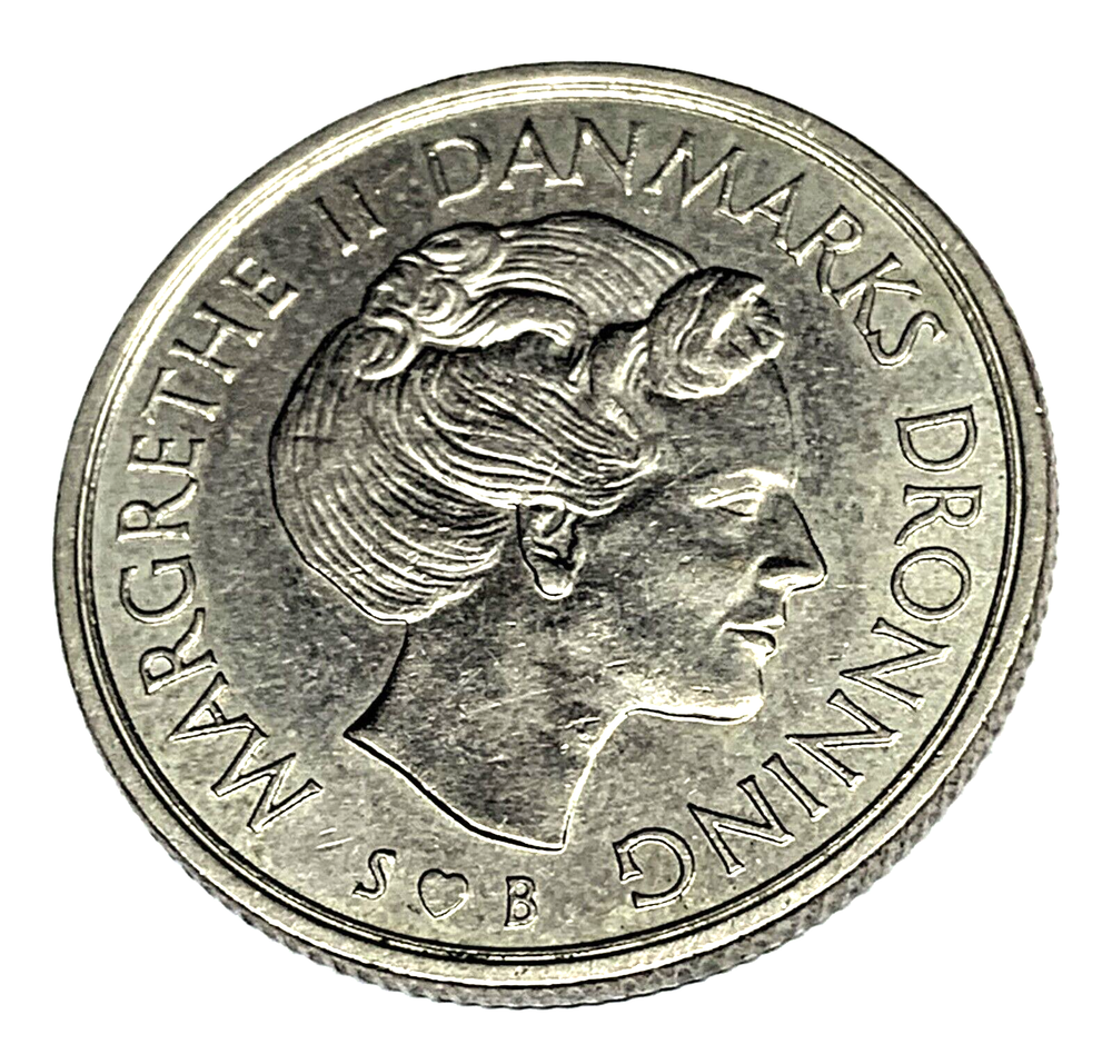# C1383 DENMARK COIN, ONE KRONE 1976
