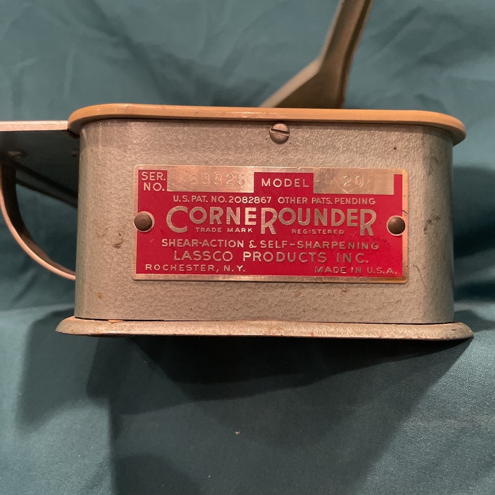 Lassco Corner Rounder Model 20