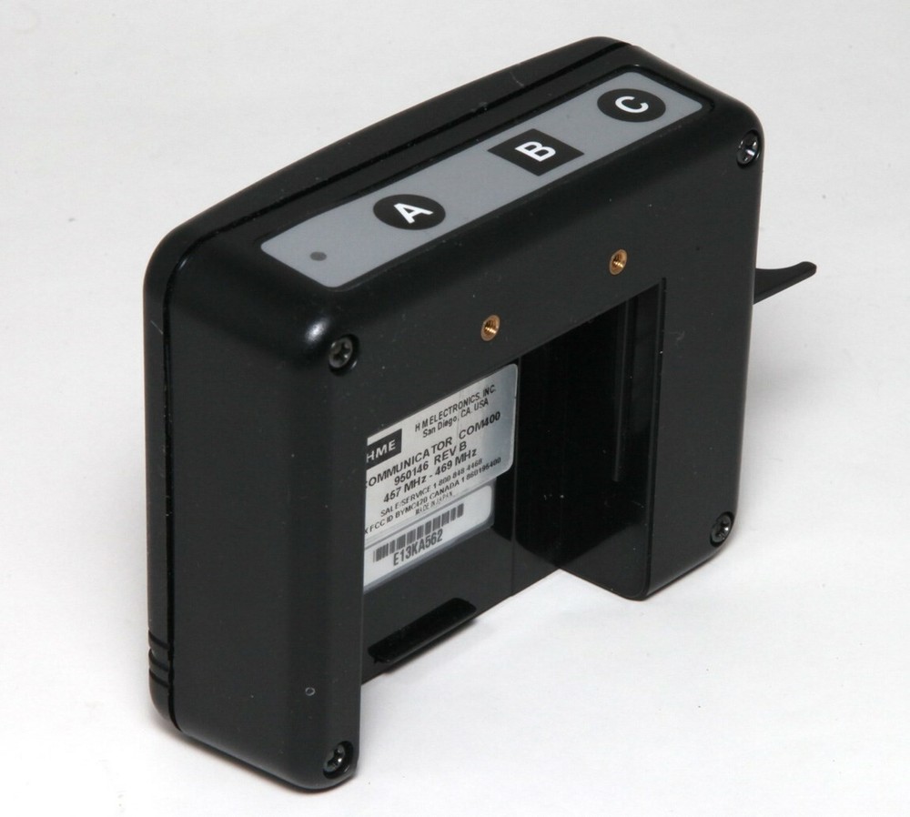 HME Com400 Drive Thru Wireless Intercom Beltpack Com 400 Belt Pack 100% Working