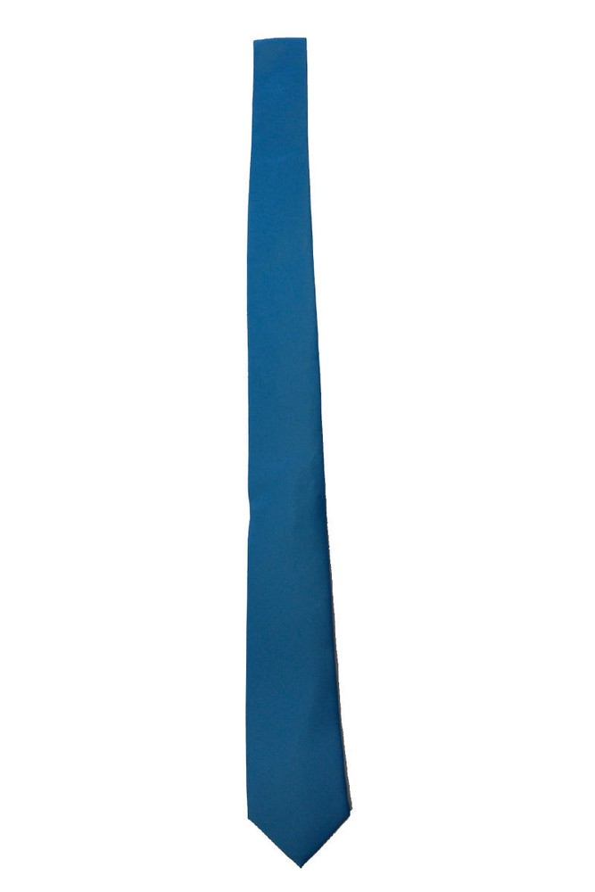 Men's solid color narrow tie width 2 1/2 inches