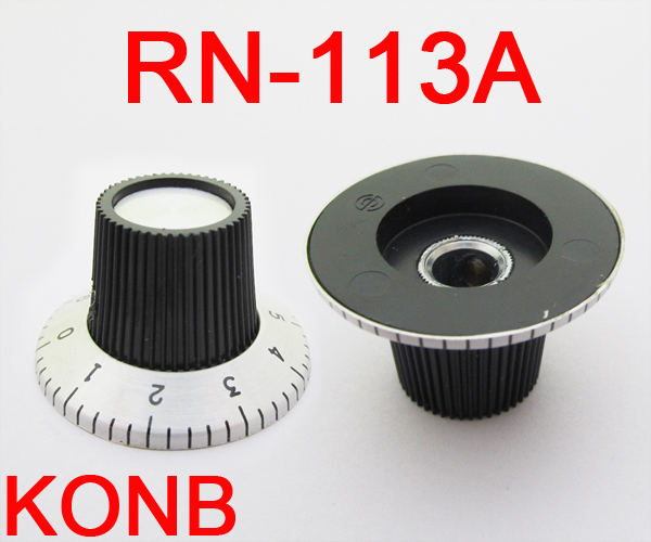 1pc Screw Type Plastic indicator Round Knob RN-113A NEW