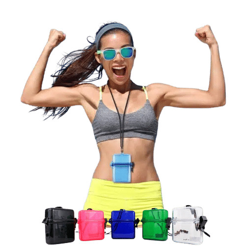 Waterproof Plastic 100mm Cigarette Case (one)