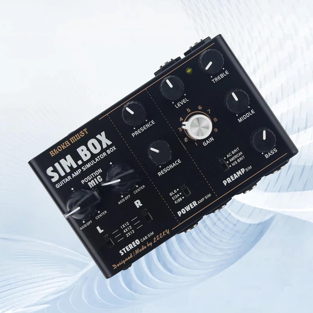 SIM BOX Electric Guitar Amp Simulator Box Cabinet Simulator Effect