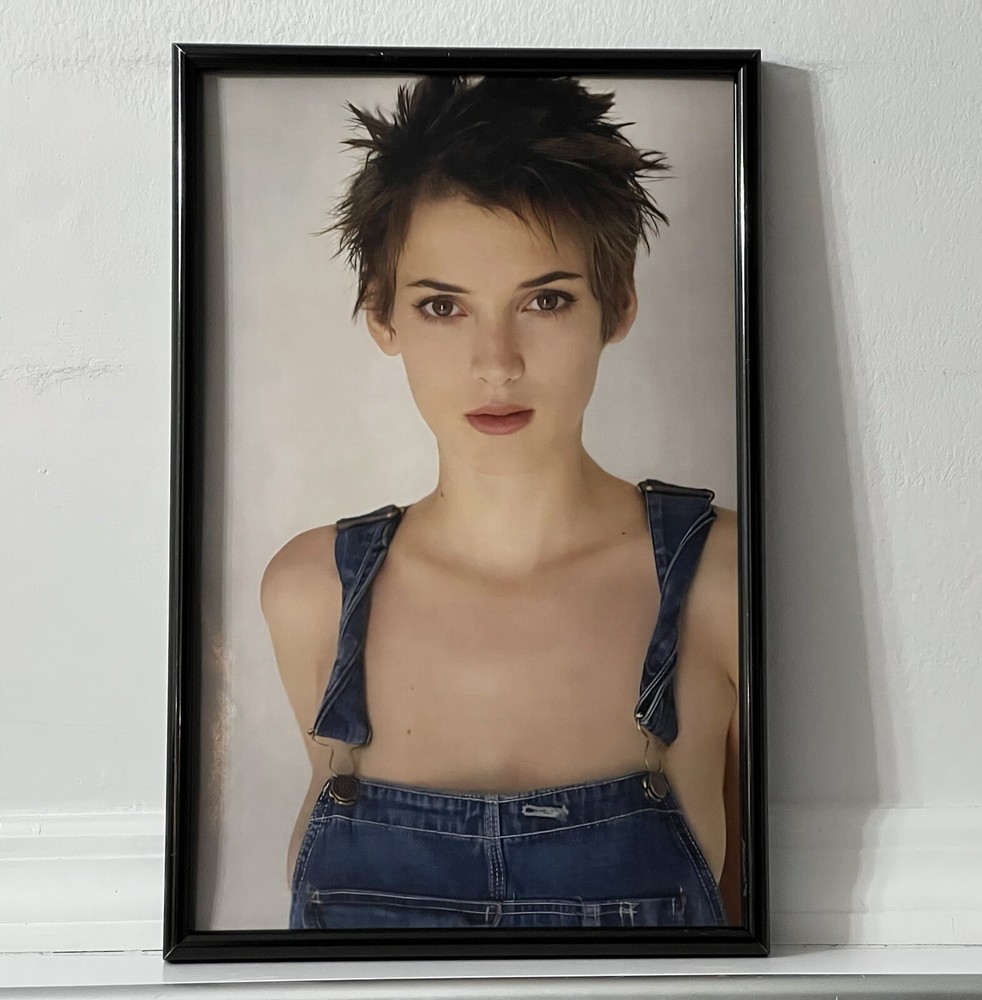 Winona Ryder Overalls Poster