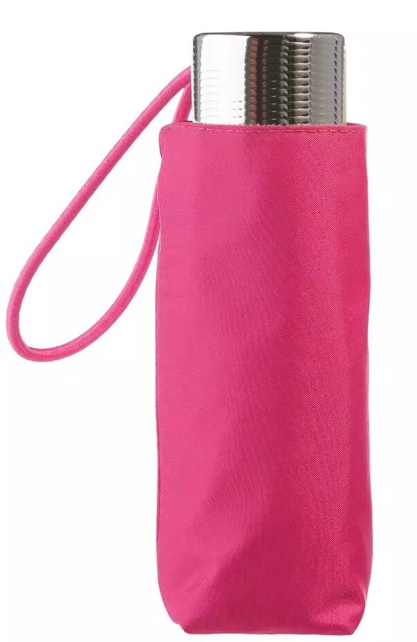 totes Classics Micro Manual Compact Umbrella, Magenta - New!
