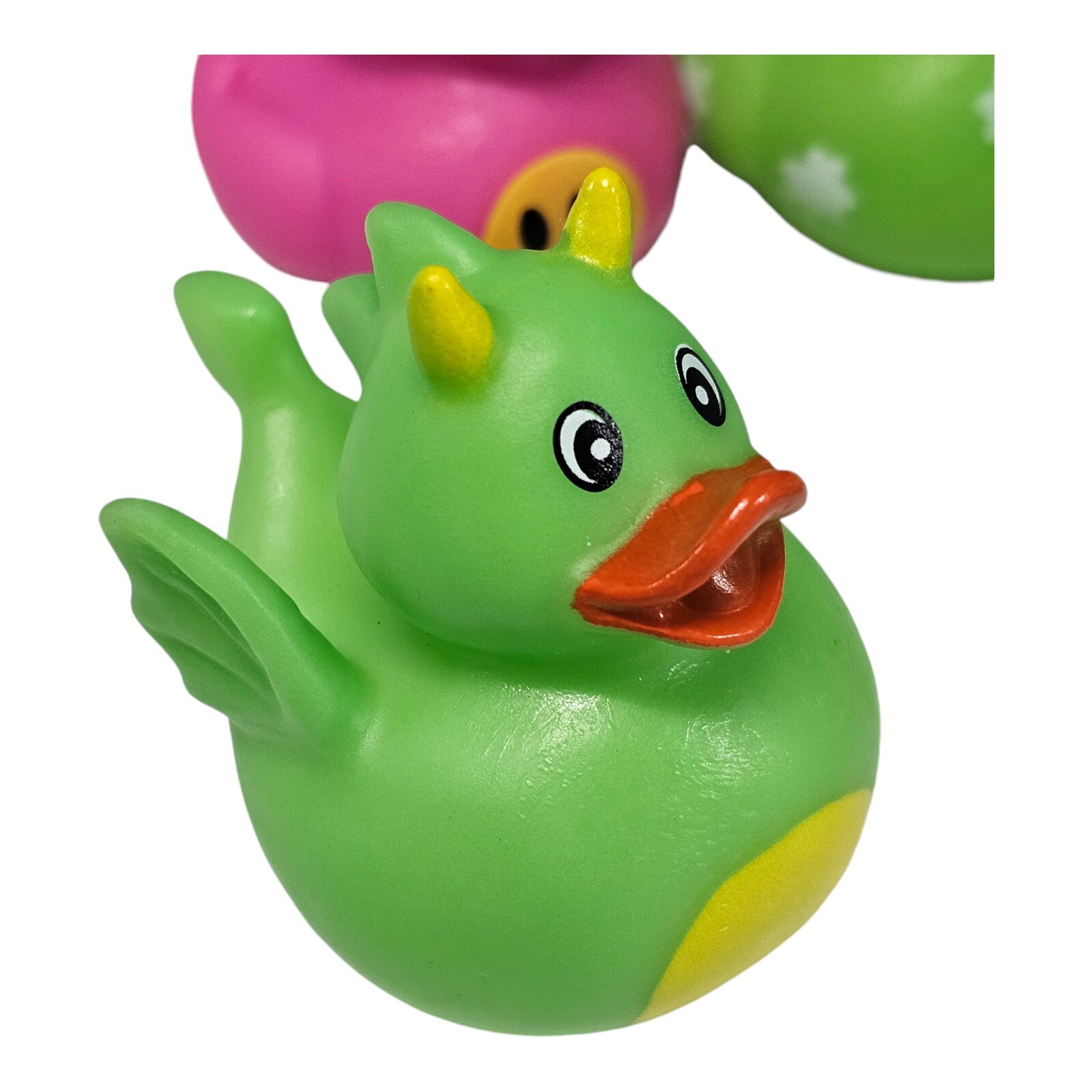 5 Rubber Ducks - Soccer Ball Dragon Owl and Two Others - All 2"