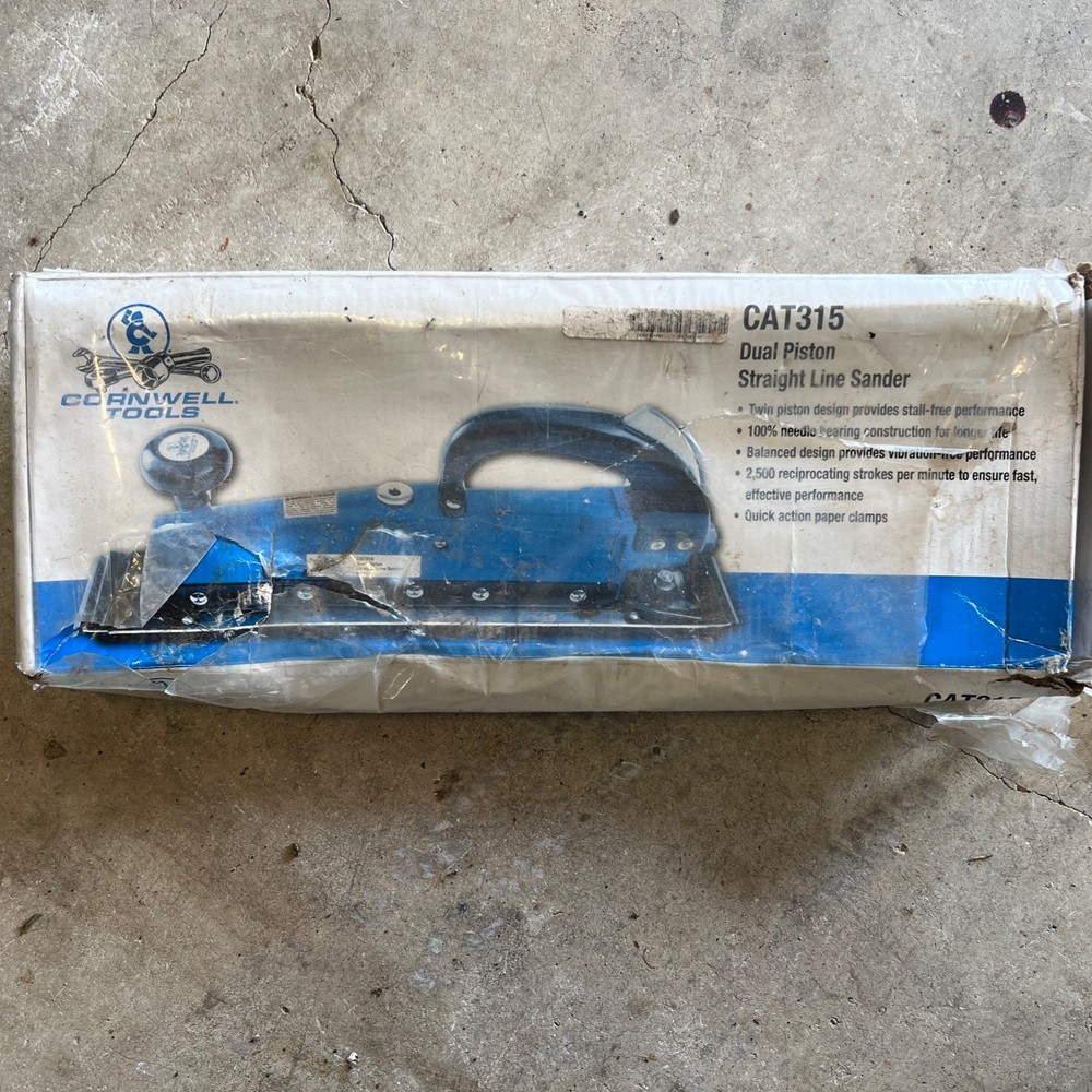 Cornwell Tools Straight Line Sander CAT315 Duel Piston Sander Used/ Working