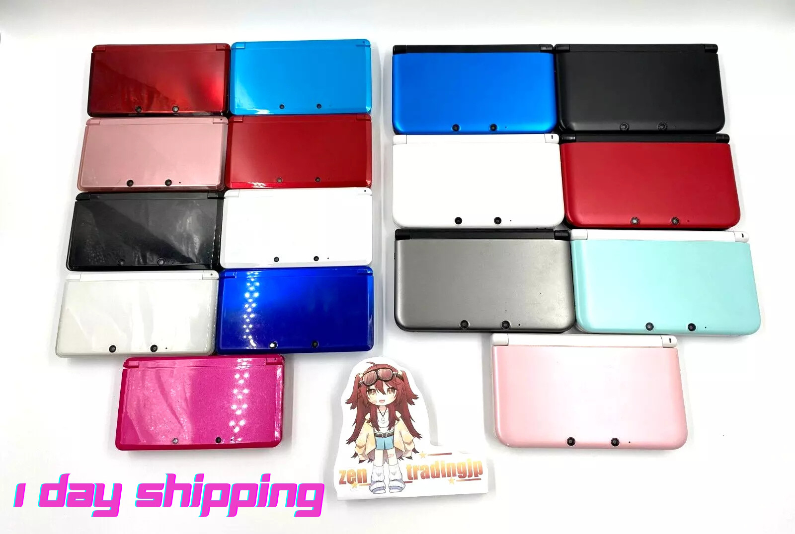 Nintendo 3DS / 3DS LL XL Console Various Colors Region Free 3Rank From US