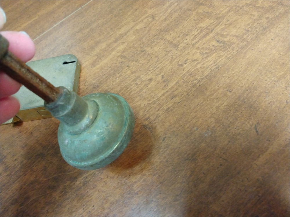 Antique Yale & Towne Mortise Interior Locks w/ Knobs NO KEYS