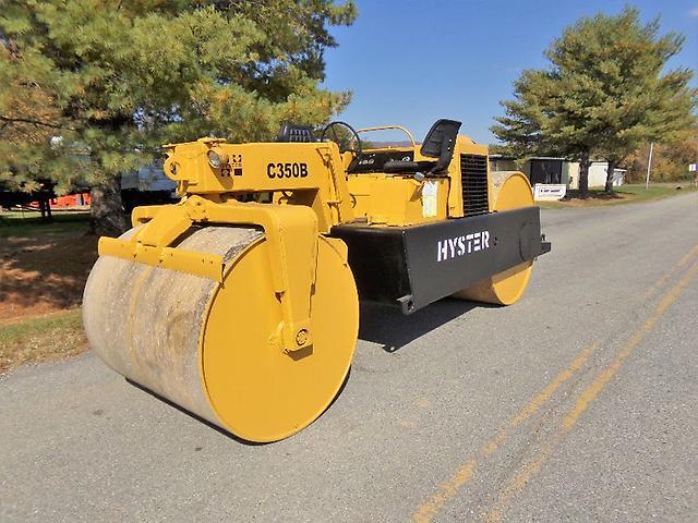 HYSTER C350B DOUBLE SMOOTH DRUM ROLLER