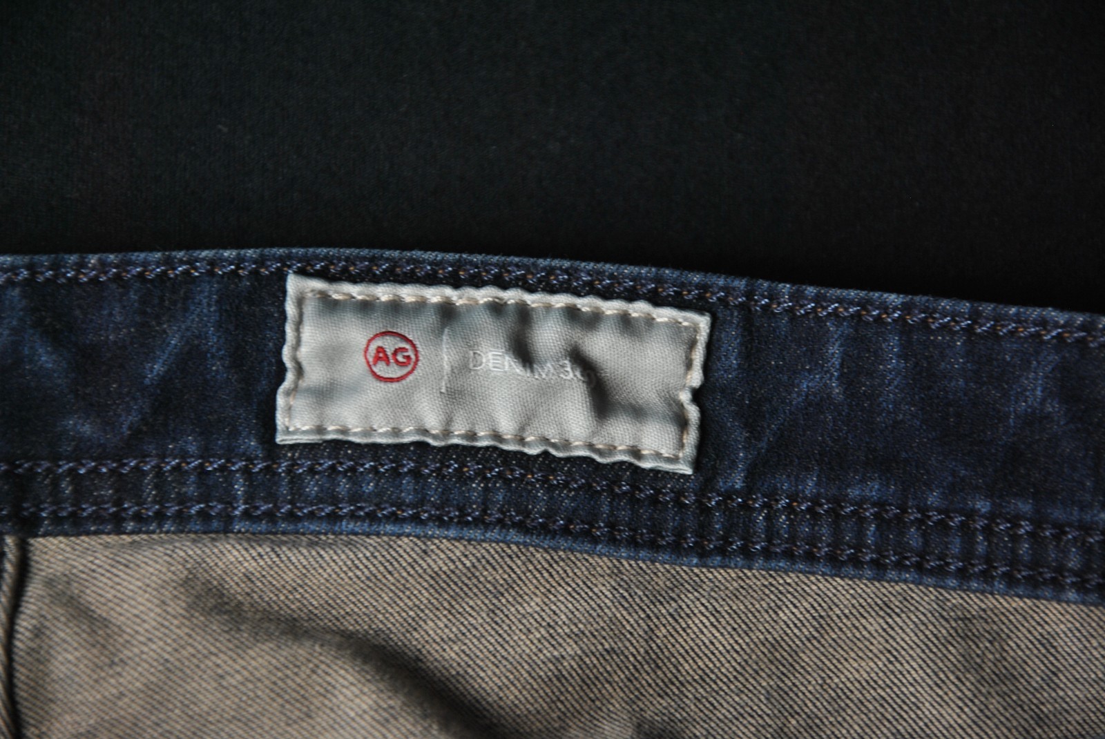 AG Adriano Goldschmied Tellis Jeans Blue Stretch Denim Size 38 X 31 9326G