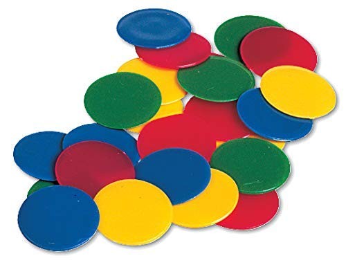 Plastic Solid Bingo Chips Chips Plastic for Games Counting M Kids Counting C