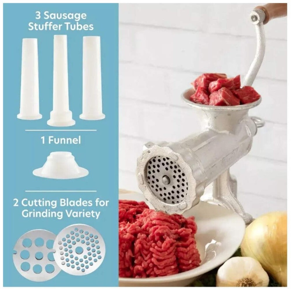 CUCINA PRO Cast Iron Table Mount Meat Grinder