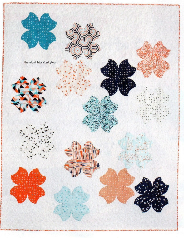 Floating Breeze Blossoms Quilt Pattern Pieced VC