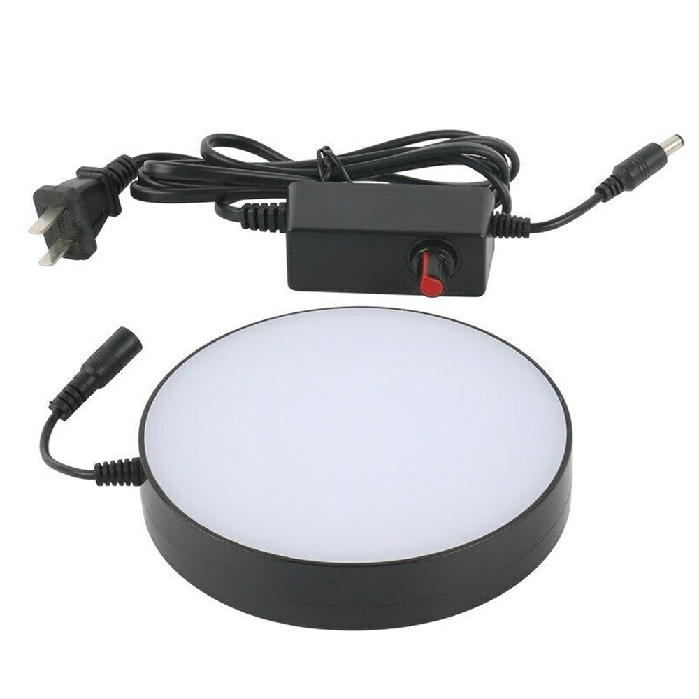 100-240V Adjustable Brightness LED Ring Bottom Light Source f Stereo Microscope