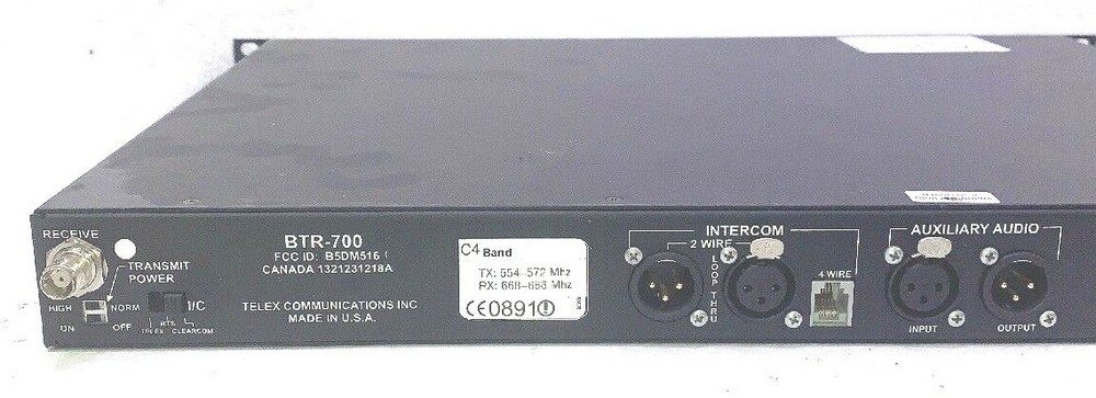 Telex RadioCom BTR-700 / Freq: C4