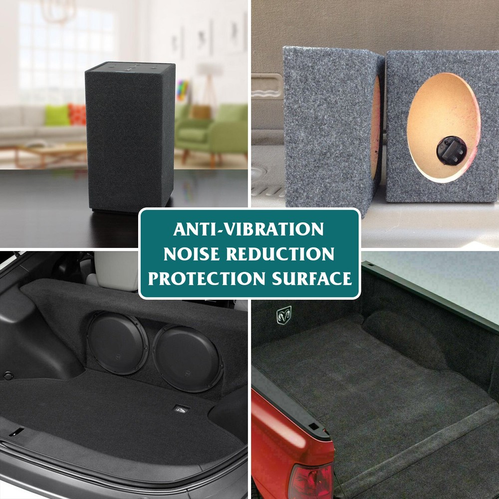 79"x59" Thick Auto Van Carpet Under-felt Trunk Boot Lining Felt Boat Deck Redo