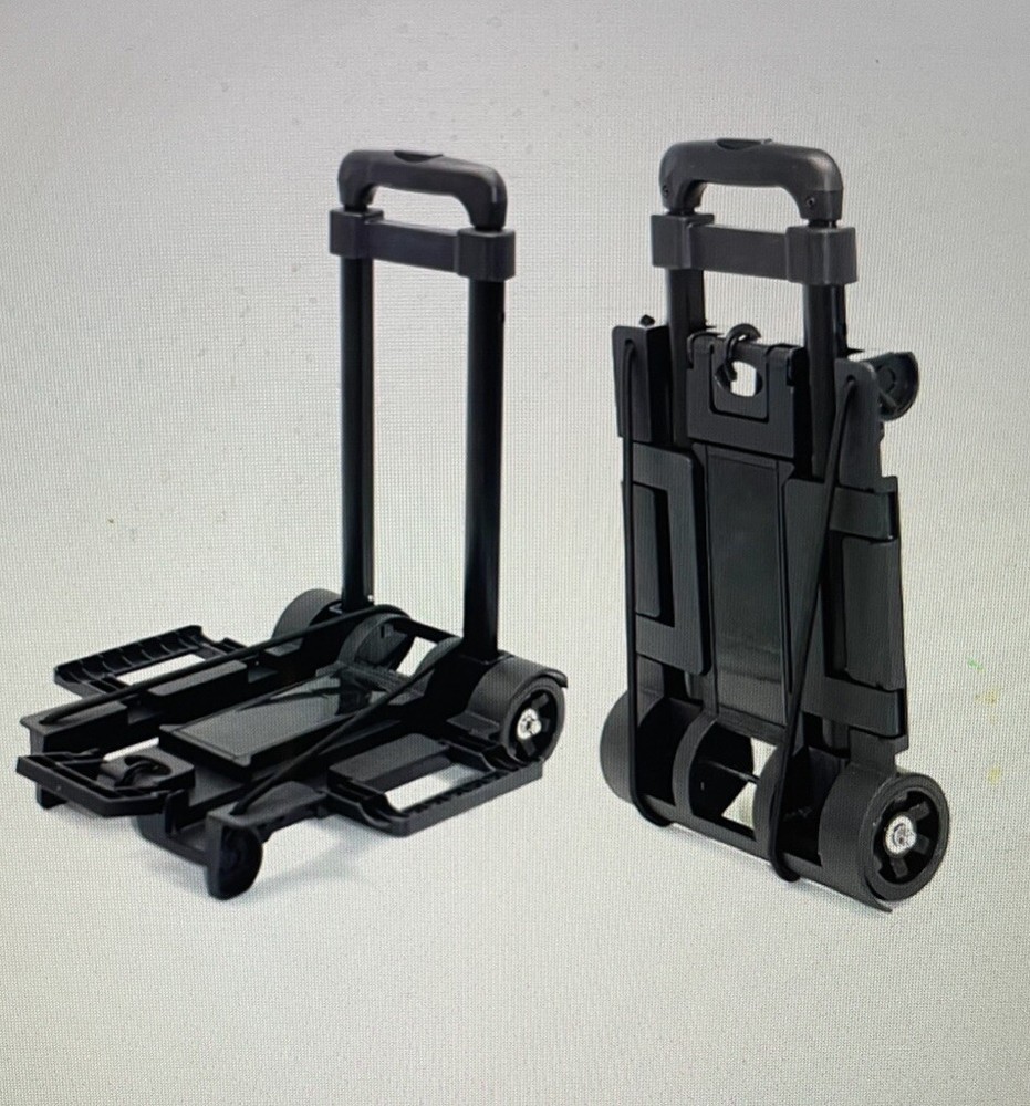 Black portable dolly small lightweight