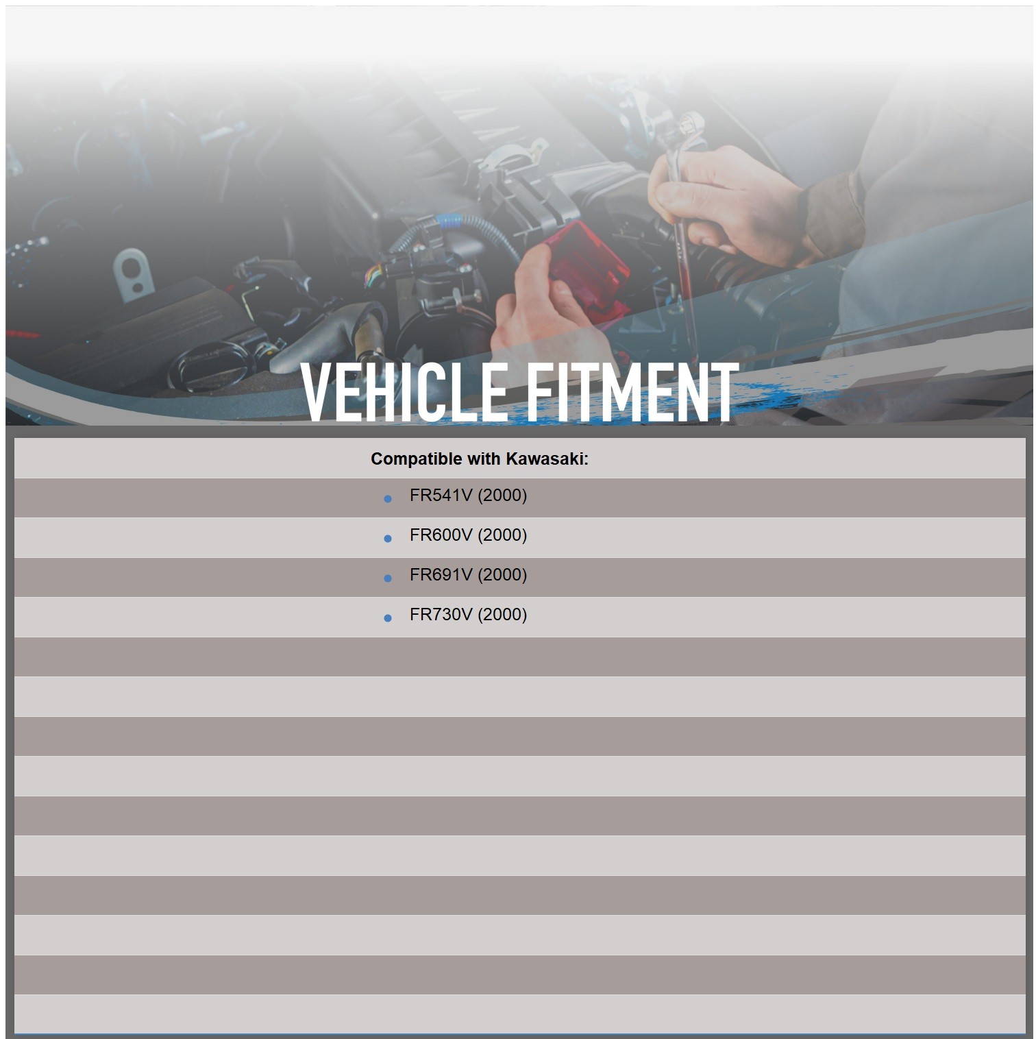 New 12V Starter Fits Kawasaki FR691V FR730V 2000 21163-7036 211630728 410-21098